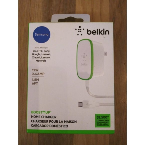 𝅺12w USB-a Wall Charger‎ with Hardwired Micro-USB Cable - Picture 2 of 7